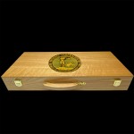 500 Luxury Custom Poker Chip Set - Oak Case